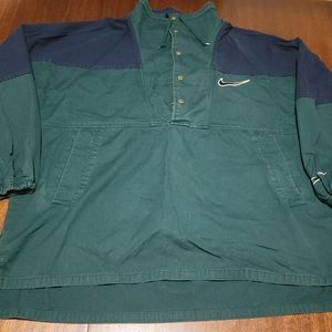 Vintage Nike lightweight Jacket Green/Navy Large